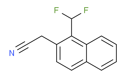 CAS No. 1261488-31-6, 1-(Difluoromethyl)naphthalene-2-acetonitrile