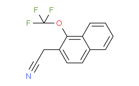 CAS No. 1261452-82-7, 1-(Trifluoromethoxy)naphthalene-2-acetonitrile