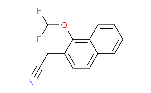 CAS No. 1261627-96-6, 1-(Difluoromethoxy)naphthalene-2-acetonitrile