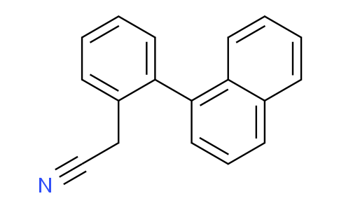 CAS No. 88589-99-5, 2-(2-(Naphthalen-1-yl)phenyl)acetonitrile