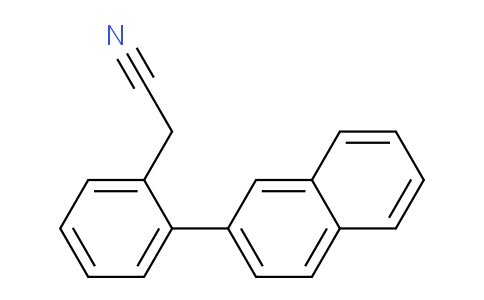 CAS No. 205522-36-7, 2-(2-(Naphthalen-2-yl)phenyl)acetonitrile