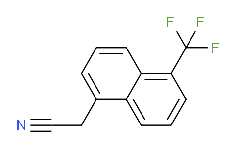 CAS No. 1261471-56-0, 1-(Trifluoromethyl)naphthalene-5-acetonitrile