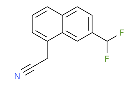 CAS No. 1261770-37-9, 2-(Difluoromethyl)naphthalene-8-acetonitrile
