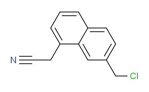 CAS No. 1261598-37-1, 2-(Chloromethyl)naphthalene-8-acetonitrile