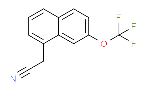 CAS No. 1261883-77-5, 2-(7-(Trifluoromethoxy)naphthalen-1-yl)acetonitrile