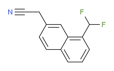 CAS No. 1261885-58-8, 1-(Difluoromethyl)naphthalene-7-acetonitrile