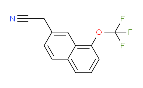 CAS No. 1261726-14-0, 1-(Trifluoromethoxy)naphthalene-7-acetonitrile