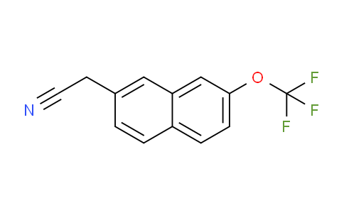 CAS No. 1261736-98-4, 2-(Trifluoromethoxy)naphthalene-7-acetonitrile