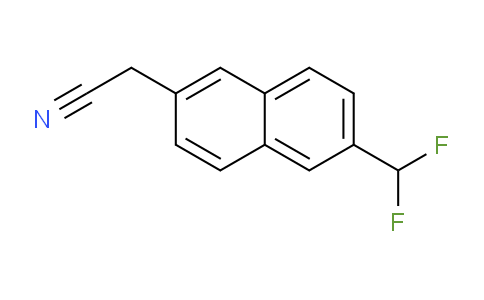 CAS No. 1261456-63-6, 2-(Difluoromethyl)naphthalene-6-acetonitrile