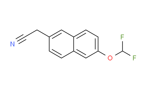 CAS No. 1261787-91-0, 2-(Difluoromethoxy)naphthalene-6-acetonitrile