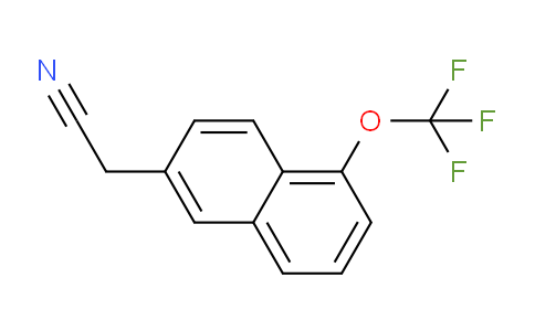 CAS No. 1261684-60-9, 1-(Trifluoromethoxy)naphthalene-6-acetonitrile