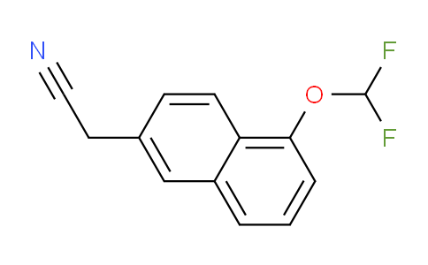 CAS No. 1261534-26-2, 1-(Difluoromethoxy)naphthalene-6-acetonitrile