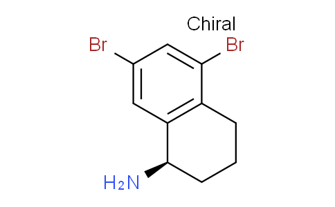 CAS No. 1212871-46-9, (R)-5,7-Dibromo-1,2,3,4-tetrahydronaphthalen-1-amine