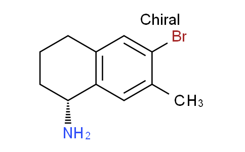 CAS No. 1335690-11-3, (R)-6-Bromo-7-methyl-1,2,3,4-tetrahydronaphthalen-1-amine