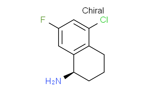 CAS No. 1213668-68-8, (R)-5-Chloro-7-fluoro-1,2,3,4-tetrahydronaphthalen-1-amine