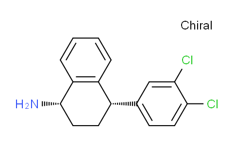 CAS No. 91797-58-9, Cis-4-(3,4-dichlorophenyl)-1,2,3,4-tetrahydronaphthalen-1-amine