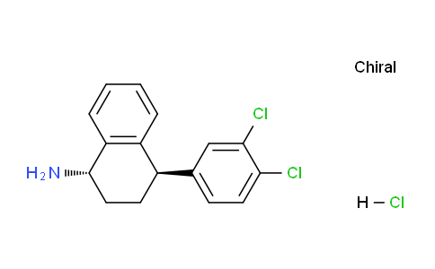 CAS No. 675126-07-5, (1S,4R)-4-(3,4-Dichlorophenyl)-1,2,3,4-tetrahydronaphthalen-1-amine hydrochloride