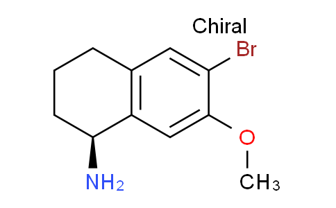 CAS No. 1335887-74-5, (S)-6-Bromo-7-methoxy-1,2,3,4-tetrahydronaphthalen-1-amine