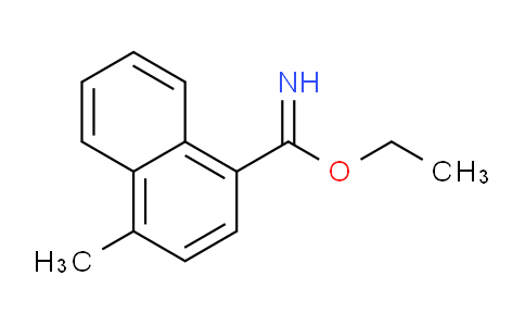 CAS No. 887591-87-9, Ethyl 4-methyl-1-naphthimidate