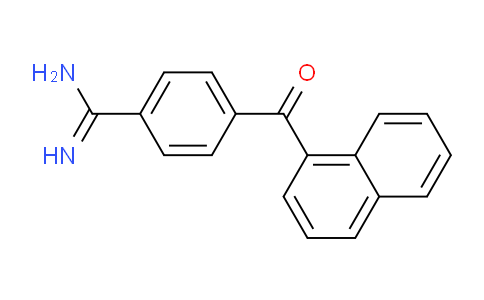 CAS No. 62178-64-7, 4-(1-Naphthoyl)benzimidamide