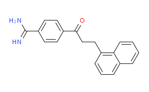 CAS No. 62178-65-8, 4-(3-(Naphthalen-1-yl)propanoyl)benzimidamide