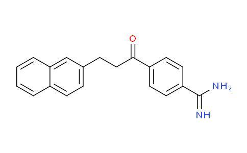CAS No. 62178-66-9, 4-(3-(Naphthalen-2-yl)propanoyl)benzimidamide