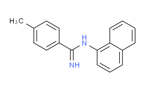 CAS No. 72687-45-7, 4-Methyl-N-(naphthalen-1-yl)benzimidamide