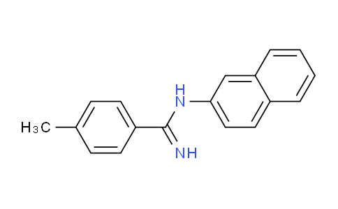 CAS No. 76851-44-0, 4-Methyl-N-(naphthalen-2-yl)benzimidamide
