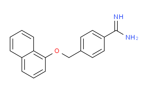 CAS No. 57323-92-9, 4-((Naphthalen-1-yloxy)methyl)benzimidamide