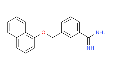 CAS No. 57323-90-7, 3-((Naphthalen-1-yloxy)methyl)benzimidamide