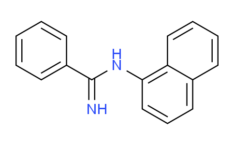 CAS No. 607-54-5, N-(Naphthalen-1-yl)benzimidamide