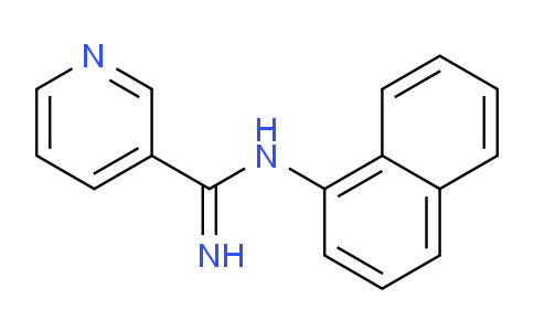 CAS No. 23565-02-8, N-(Naphthalen-1-yl)nicotinimidamide