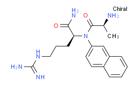 CAS No. 90836-22-9, (S)-2-((S)-2-Amino-N-(naphthalen-2-yl)propanamido)-5-guanidinopentanamide