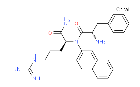 CAS No. 115871-02-8, (S)-2-((S)-2-Amino-N-(naphthalen-2-yl)-3-phenylpropanamido)-5-guanidinopentanamide