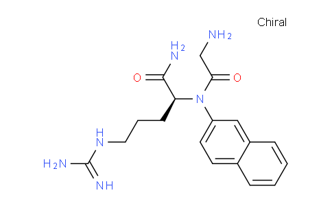 CAS No. 24387-24-4, (S)-2-(2-Amino-N-(naphthalen-2-yl)acetamido)-5-guanidinopentanamide