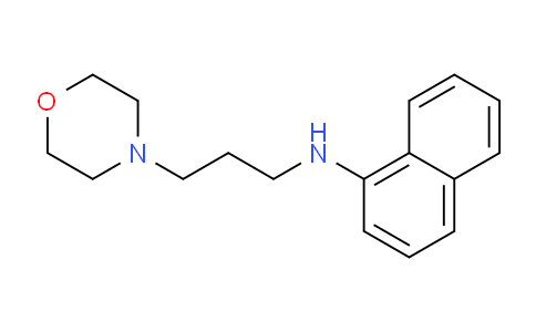 CAS No. 5235-82-5, N-(3-Morpholinopropyl)naphthalen-1-amine