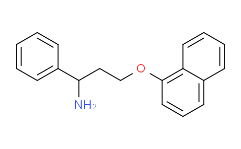 CAS No. 119357-34-5, 3-(Naphthalen-1-yloxy)-1-phenylpropan-1-amine