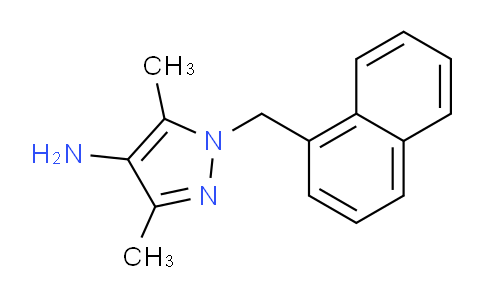 CAS No. 512809-78-8, 3,5-Dimethyl-1-(naphthalen-1-ylmethyl)-1H-pyrazol-4-amine