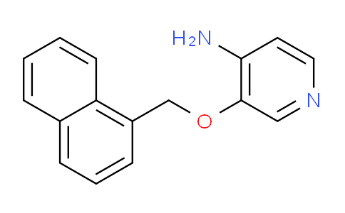 CAS No. 642084-35-3, 3-(Naphthalen-1-ylmethoxy)pyridin-4-amine
