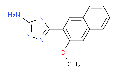 CAS No. 502685-69-0, 5-(3-Methoxynaphthalen-2-yl)-4H-1,2,4-triazol-3-amine