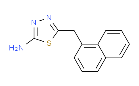 CAS No. 383130-61-8, 5-(Naphthalen-1-ylmethyl)-1,3,4-thiadiazol-2-amine