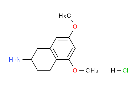 CAS No. 75887-64-8, 5,7-Dimethoxy-1,2,3,4-tetrahydronaphthalen-2-amine hydrochloride