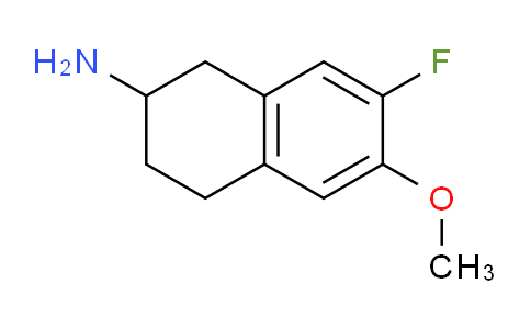 CAS No. 745780-17-0, 7-Fluoro-6-methoxy-1,2,3,4-tetrahydronaphthalen-2-amine