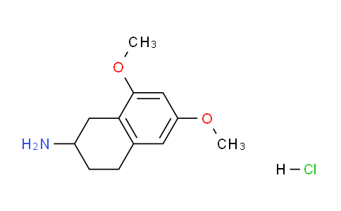 CAS No. 1586815-07-7, 6,8-Dimethoxy-1,2,3,4-tetrahydronaphthalen-2-amine hydrochloride