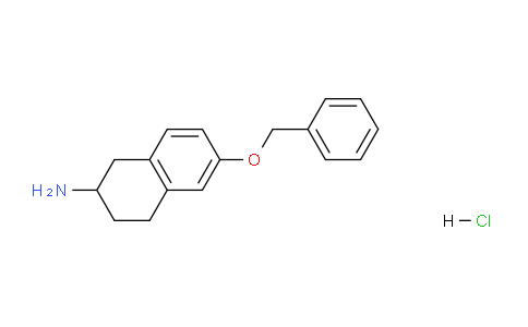 CAS No. 1823815-46-8, 6-(Benzyloxy)-1,2,3,4-tetrahydronaphthalen-2-amine hydrochloride