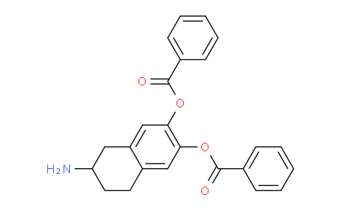 CAS No. 7252-65-5, 6-Amino-5,6,7,8-tetrahydronaphthalene-2,3-diyl dibenzoate