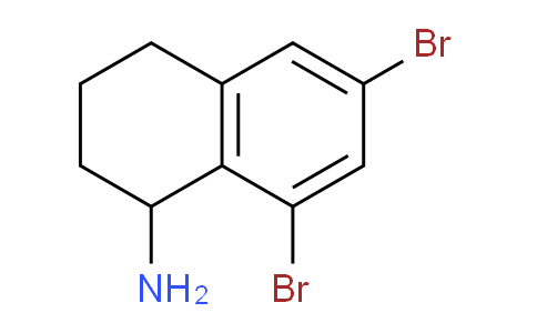 CAS No. 1337050-04-0, 6,8-Dibromo-1,2,3,4-tetrahydronaphthalen-1-amine