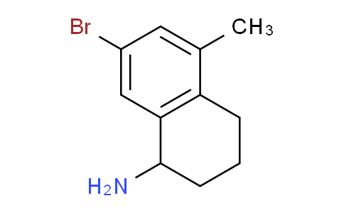 CAS No. 1213484-88-8, 7-Bromo-5-methyl-1,2,3,4-tetrahydronaphthalen-1-amine