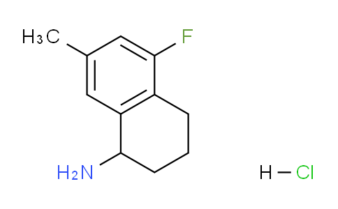 CAS No. 1956386-62-1, 5-Fluoro-7-methyl-1,2,3,4-tetrahydronaphthalen-1-amine hydrochloride