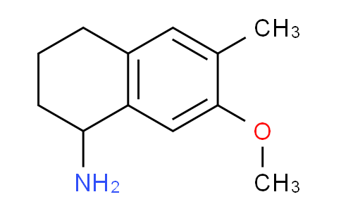 CAS No. 1337373-99-5, 7-Methoxy-6-methyl-1,2,3,4-tetrahydronaphthalen-1-amine
